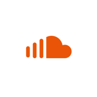 the soundcloud logo on a black background